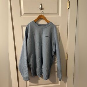 Patagonia Crewneck Sweatshirt in Light Blue
